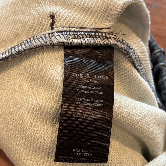 Rag & Bone Miramar viral sweatpants jean denim cotton joggers - Picture 9 of 13